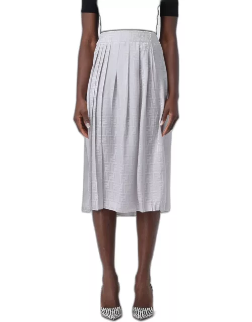 Skirt FENDI Woman colour Grey