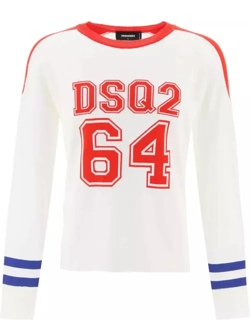 DSQUARED2 dsq2 64 football sweater