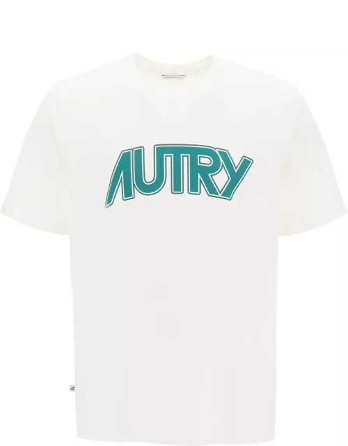 AUTRY T-shirt with maxi logo print