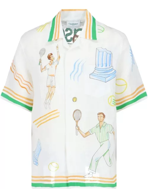 Casablanca 'Tennis Play Icon' Shirt
