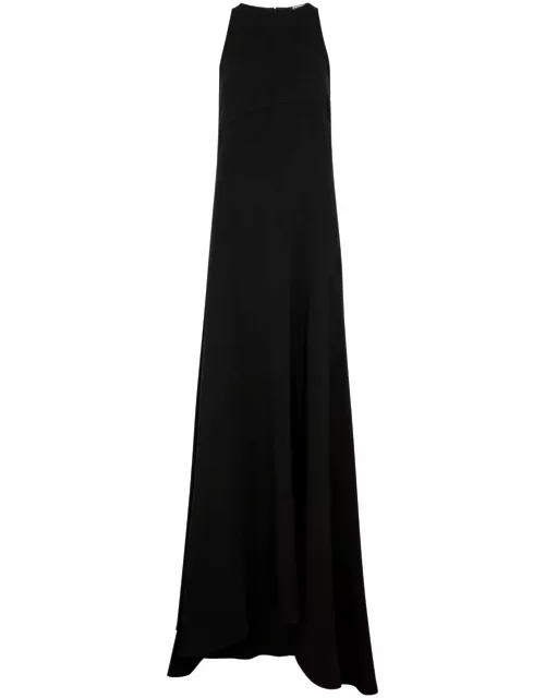 Jil Sander Crepe Maxi Dress - Black - 38 (UK10 / S)