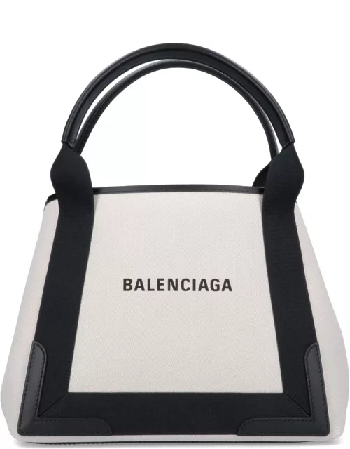 Balenciaga 'Cabas Navy' Small Tote Bag