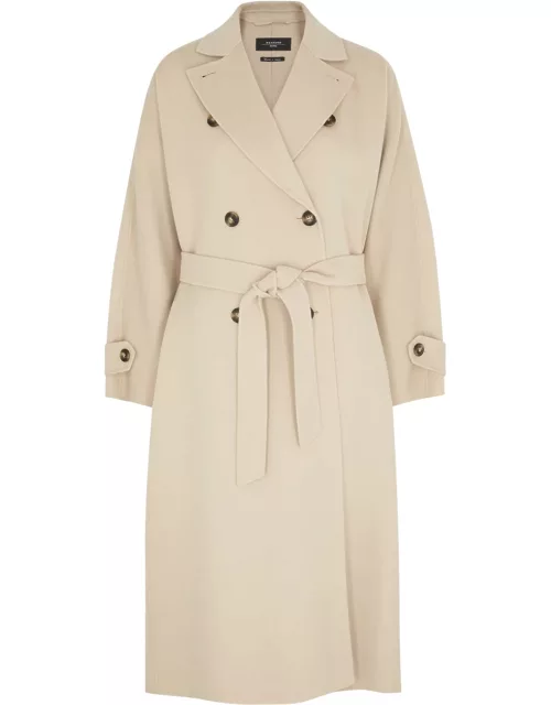 Max Mara Weekend Affetto Double-breasted Wool-blend Coat - Beige - 8 (UK8 / S)