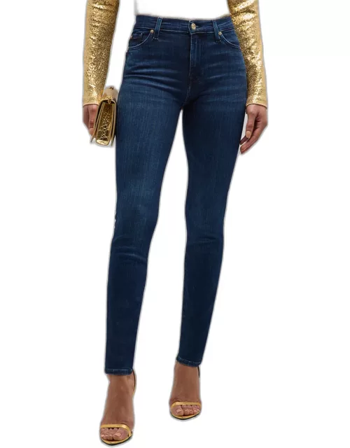 Embellished High-Rise Skinny Jean