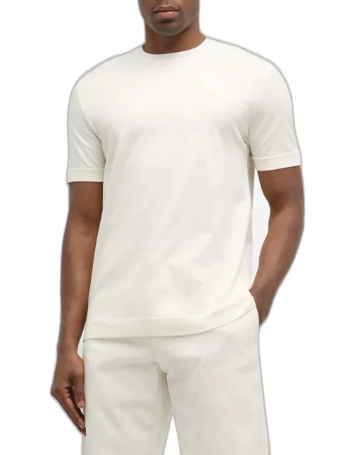 Men's Cotton Melange Crewneck T-Shirt