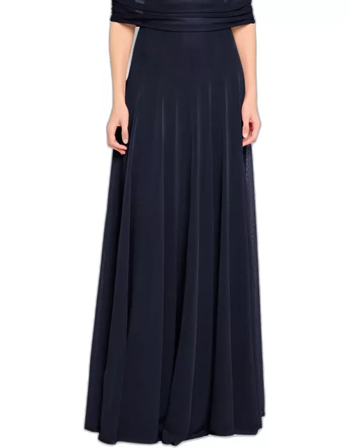 The Lucy Sheer Knit Maxi Skirt