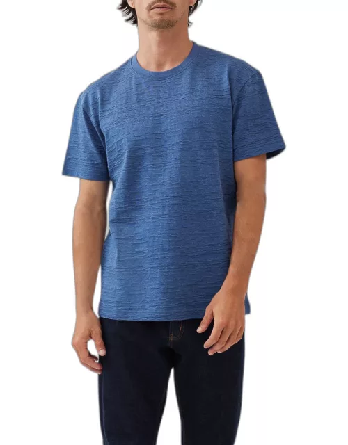 Men's Leith Valley Textured Cotton T-Shirt