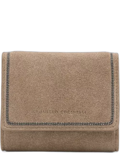 Monili Trifold Leather Wallet