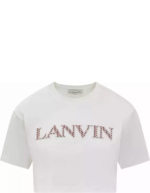 Lanvin Cropped Curb T-shirt