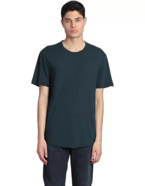 James Perse T-shirt In Green Cotton