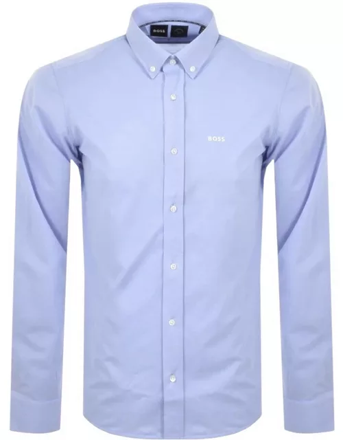 BOSS P Joe Long Sleeve Shirt Blue