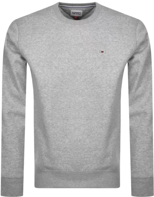 Tommy Jeans Classic Logo Sweatshirt Grey
