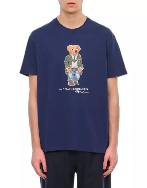 Polo Ralph Lauren Bear Cotton T-shirt Blue