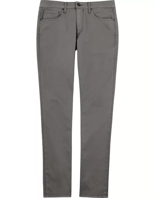 Paige Federal Grey Straight-leg Jeans