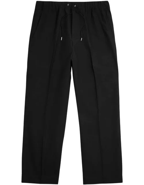Oamc Base Wide-leg Trousers - Black