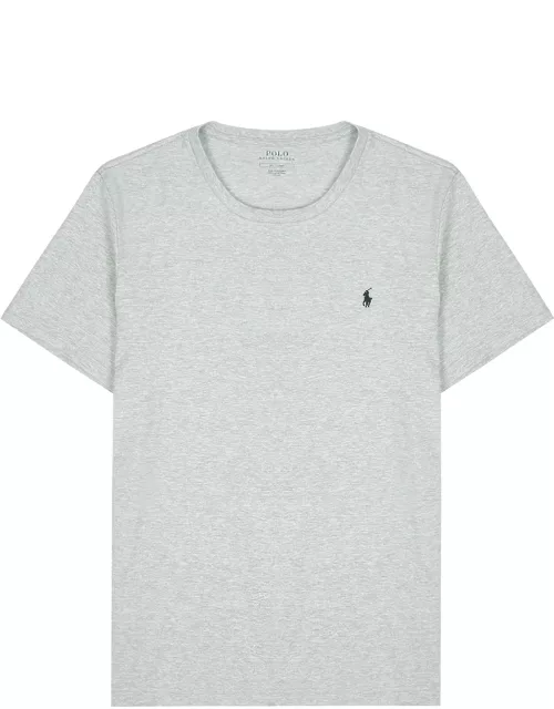 Polo Ralph Lauren Logo-embroidered Cotton T-shirt - Grey