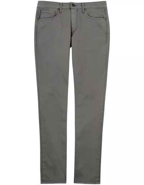 Paige Federal Grey Straight-leg Jeans