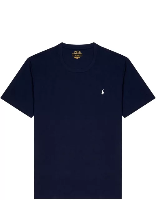 Polo Ralph Lauren Logo-embroidered Cotton T-shirt - Navy