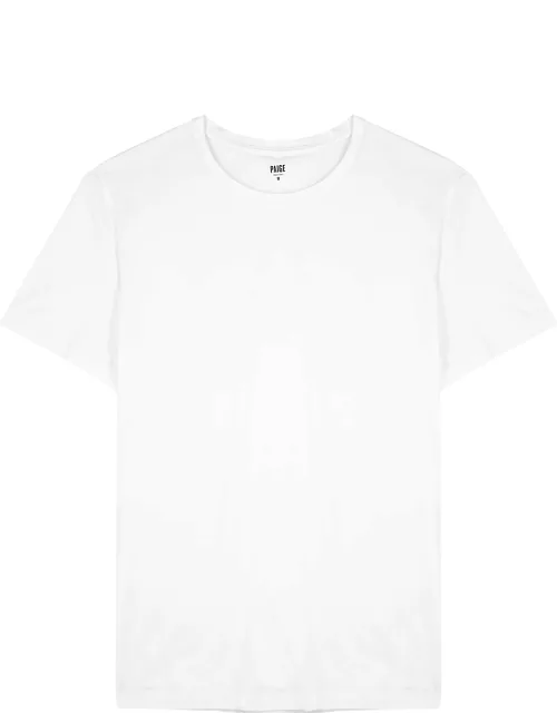 Paige Cash Stretch-jersey T-shirt - White