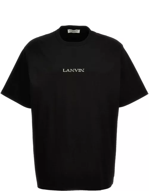 Lanvin Logo Embroidery T-shirt