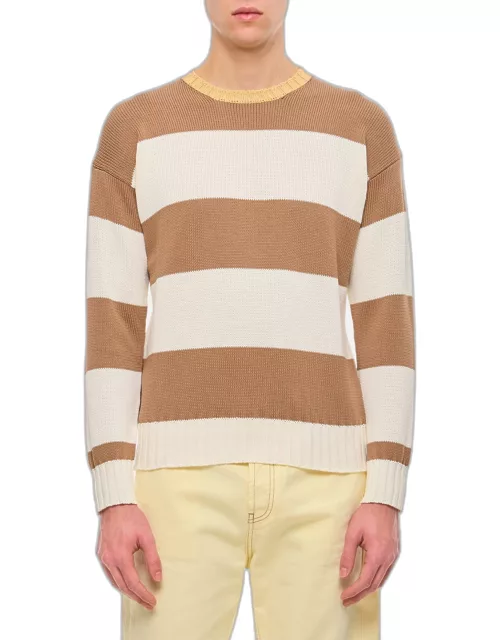 Drumohr Stripe Crewneck Sweater