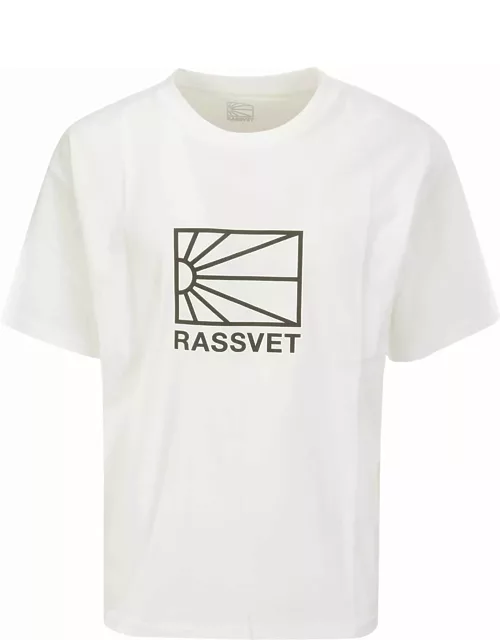 PACCBET Men Big Logo Tee Shirt Knit