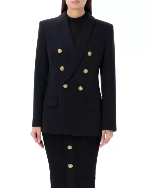 Balmain Double-breasted Jacket With Shaped Cut