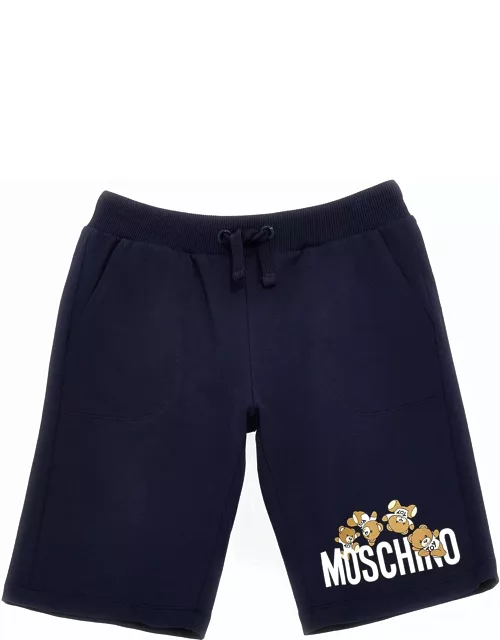 Moschino Logo Print Bermuda Short