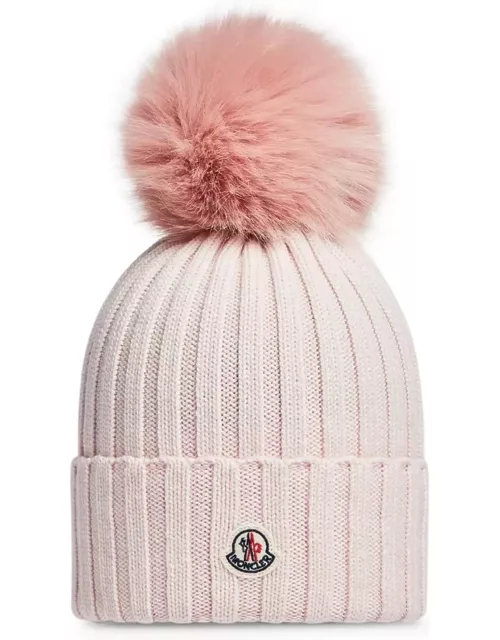 Moncler Pompom-detailed Ribbed-knit Beanie
