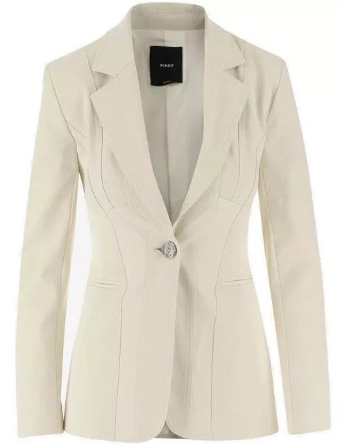 Pinko Single-breasted Fitted Blazer