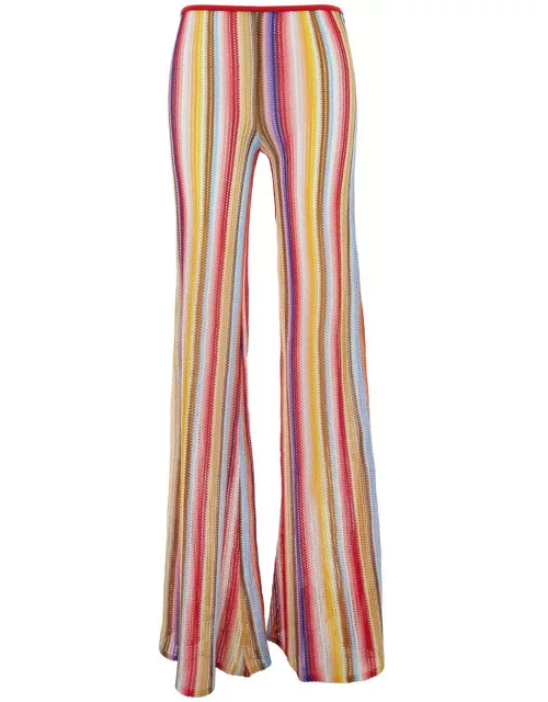 Missoni Striped Crochet Flared Trouser
