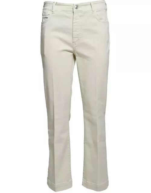 SportMax Nilly Button Detailed Straight Leg Jean