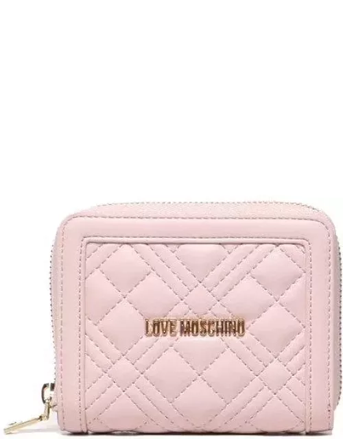 Love Moschino Quilted Zip Around Wallet