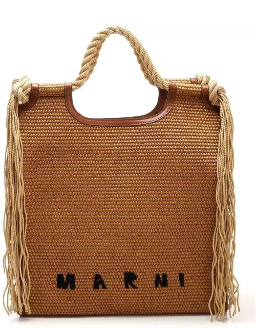 Marni Marcel North-south Fringed Tote Bag
