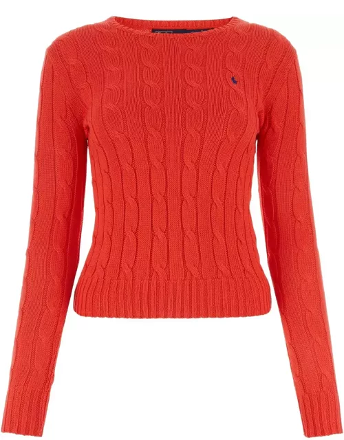 Red Cotton Sweater Polo Ralph Lauren