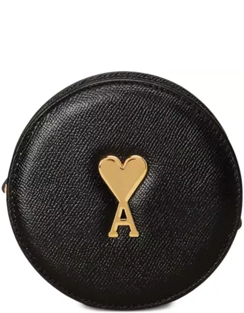 Ami Alexandre Mattiussi Paris Logo Plaque Shoulder Bag