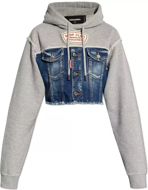 Dsquared2 Panelled Hoodie