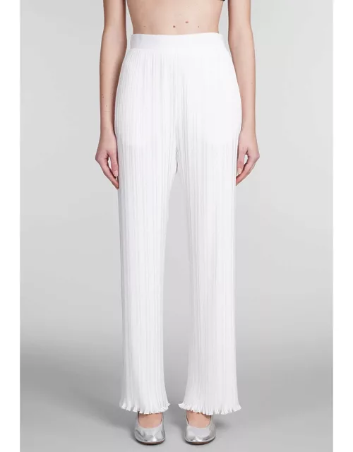 Lanvin Pants In White Polyester