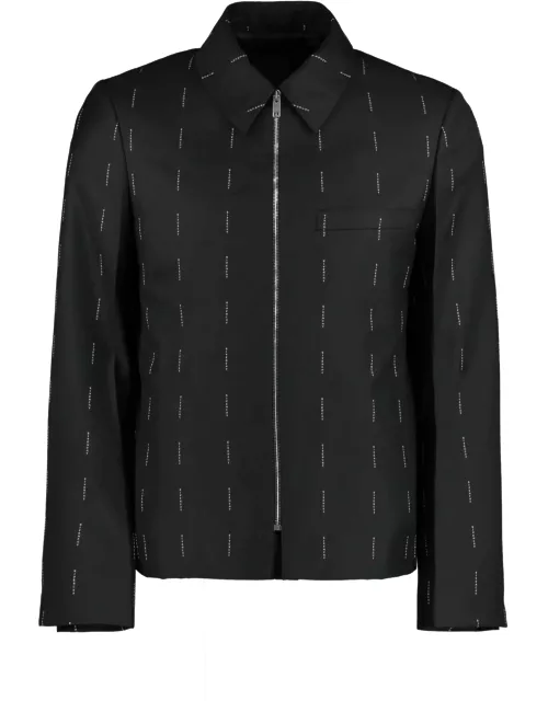 Givenchy Embroidered Wool Jacket
