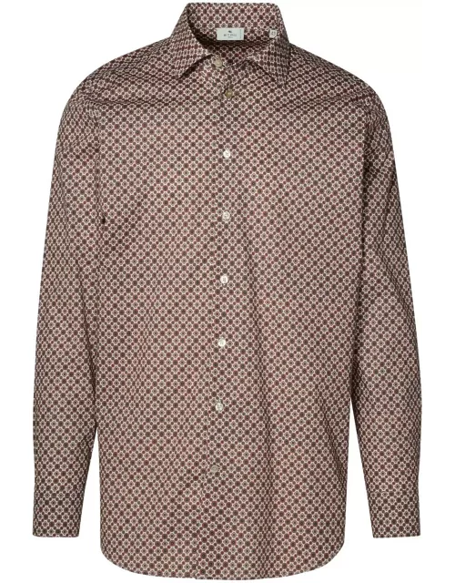 Etro Graphic Printed Long Sleeved Shirt