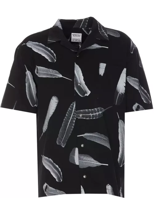 Marcelo Burlon Aop Wind Feathers Hawaii Shirt