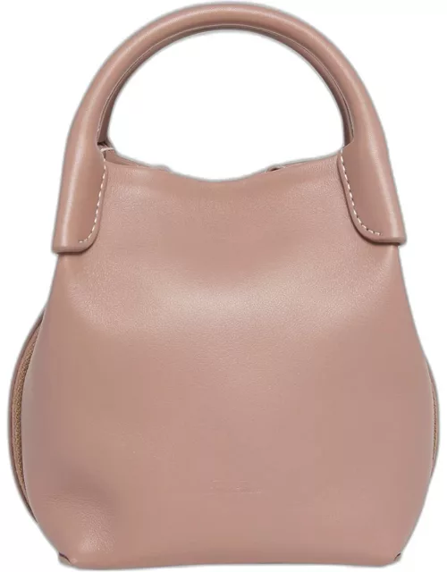 Bale Micro Rounded Leather Top-Handle Bag