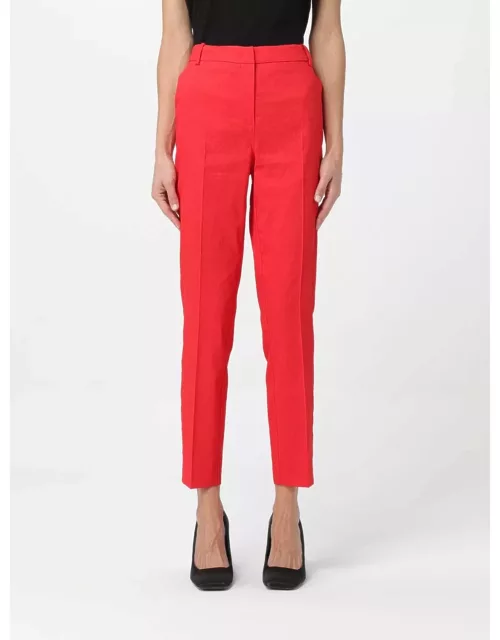 Trousers PINKO Woman colour Red