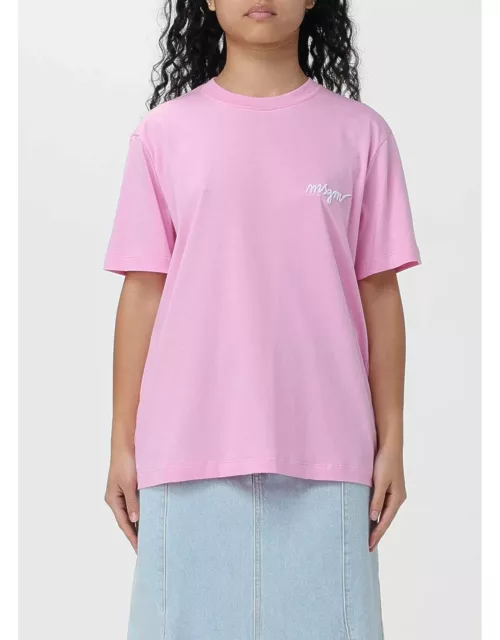 T-Shirt MSGM Woman colour Pink