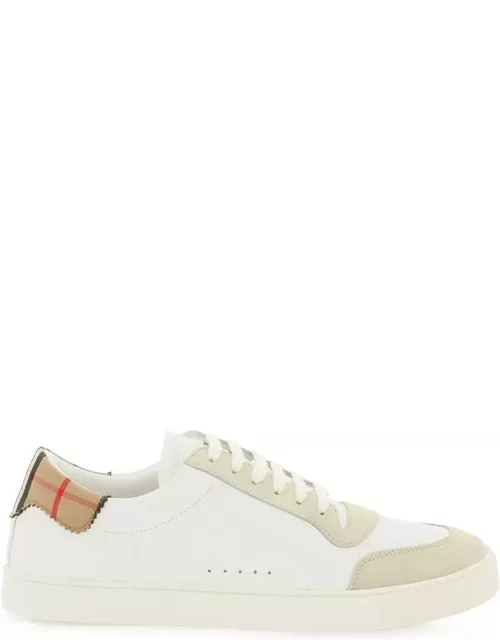 BURBERRY low-top leather sneaker