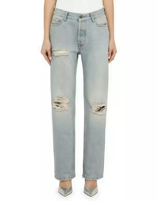 Light blue Naomi jeans with wear