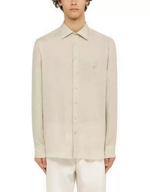 Ivory linen shirt