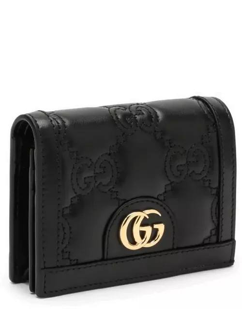 GG matelassé card holder black
