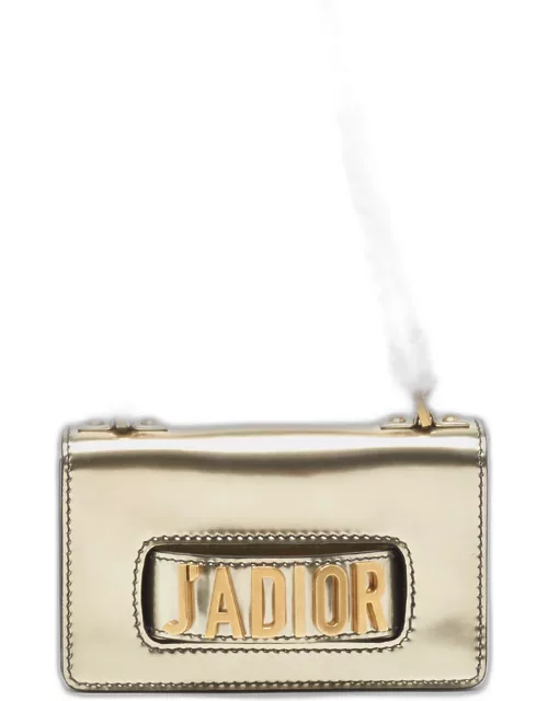Dior Metallic Patent Leather Mini J'Adior Shoulder Bag