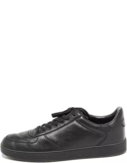 Louis Vuitton Black Leather Rivoli Sneaker